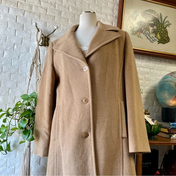 Vintage Collection Fifty Nine 100% Italian Baby Camel Hair Long Coat - Picture 3 of 16